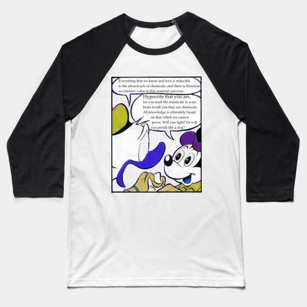 Fideism - Hypocrite That You Are Conversation Baseball T-Shirt by neememes